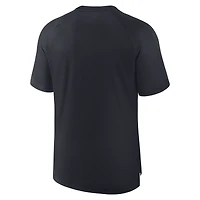 Men's Nike Navy Cleveland Guardians Authentic Collection Pregame Raglan Dri-FIT T-Shirt