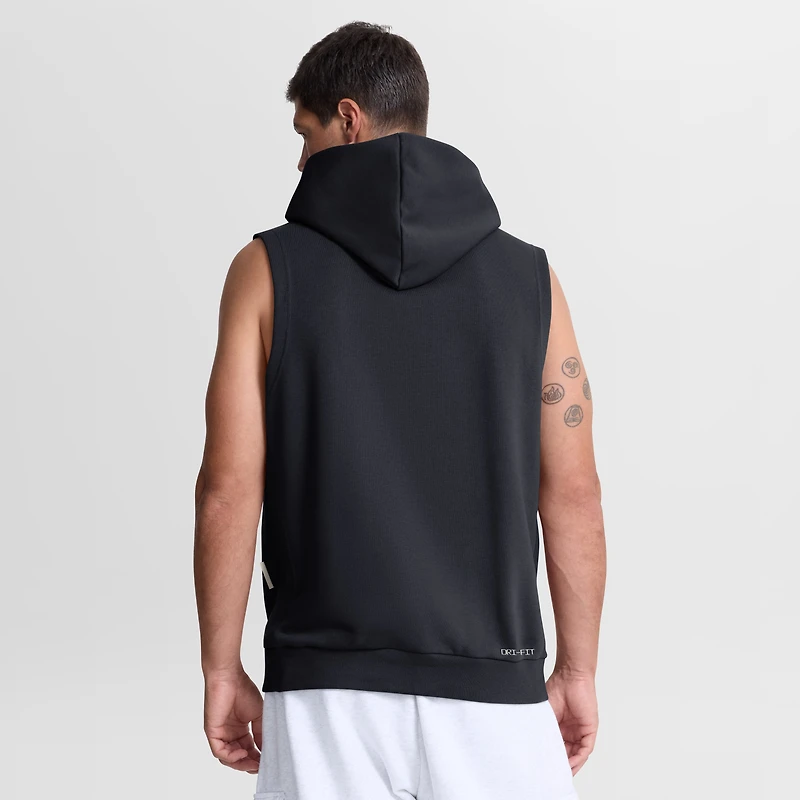 Sweat à capuche sans manches Nike Cleveland Guardians Authentic Collection Standard Issue Dri-FIT pour homme, bleu marine