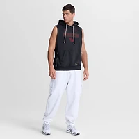 Men's Nike Navy Cleveland Guardians Authentic Collection Standard Issue Dri-FIT Sleeveless Hoodie