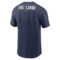 Men's Nike Navy Cleveland Guardians City Connect 2-Hit T-Shirt