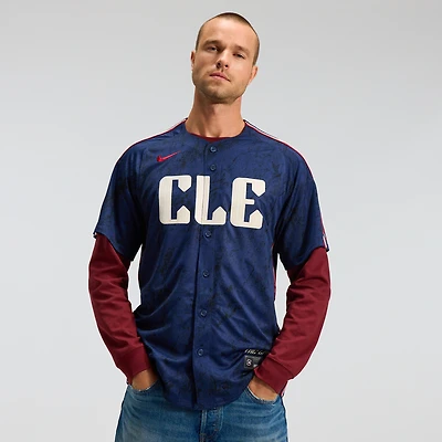 Men's Nike Navy Cleveland Guardians City Connect Limited Jersey