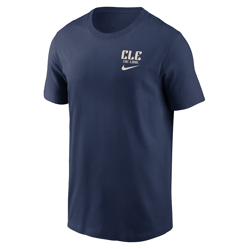 Men's Nike Navy Cleveland Guardians City Connect T-Shirt