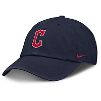 Casquette ajustable Nike Cleveland Guardians Club bleu marine pour homme