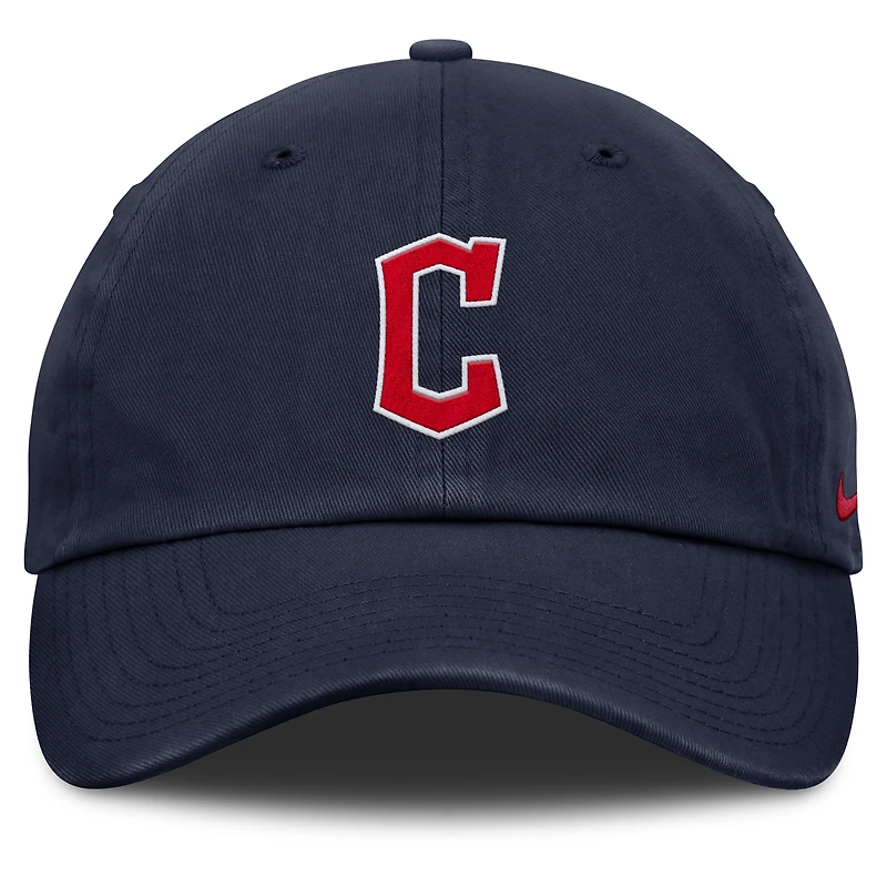 Men's Nike Navy Cleveland Guardians Club Adjustable Hat