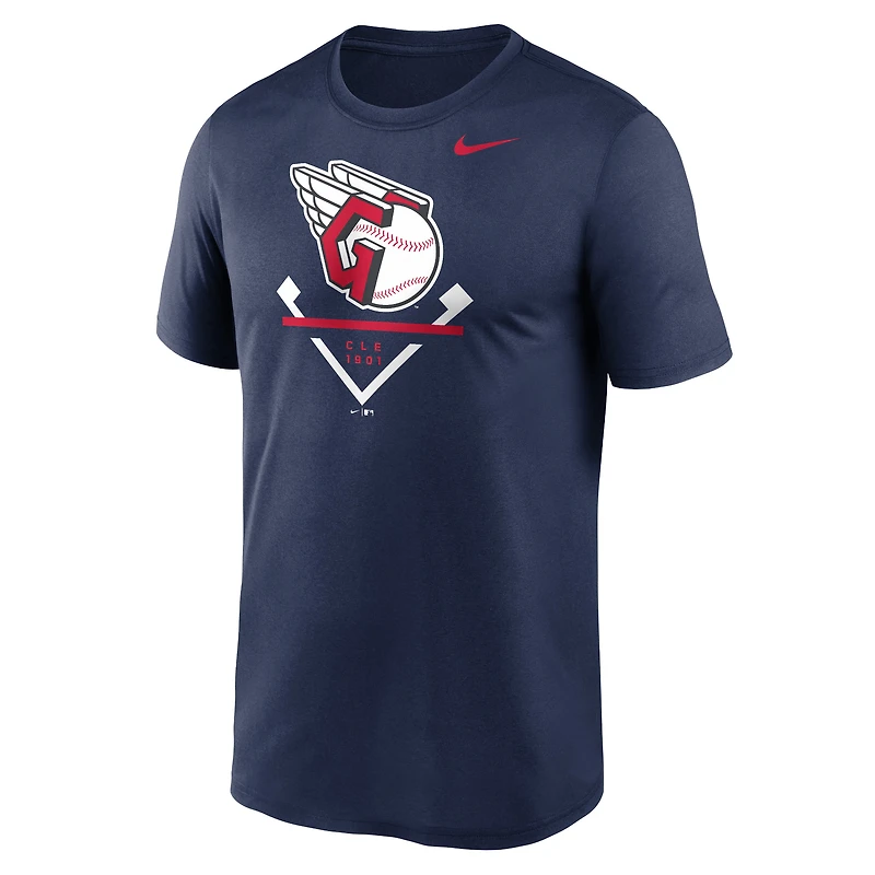 T-shirt Nike Cleveland Guardians Icon Legend Performance bleu marine pour homme