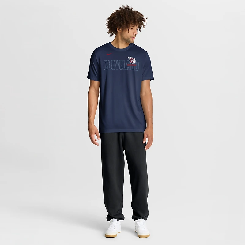 Men's Nike Navy Cleveland Guardians Knockout Team Legend Dri-FIT T-Shirt