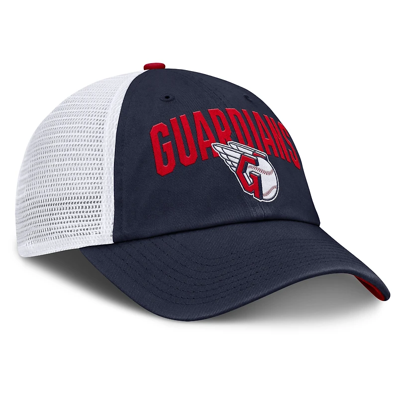 Men's Nike  Navy Cleveland Guardians Primetime Club Adjustable Trucker Hat