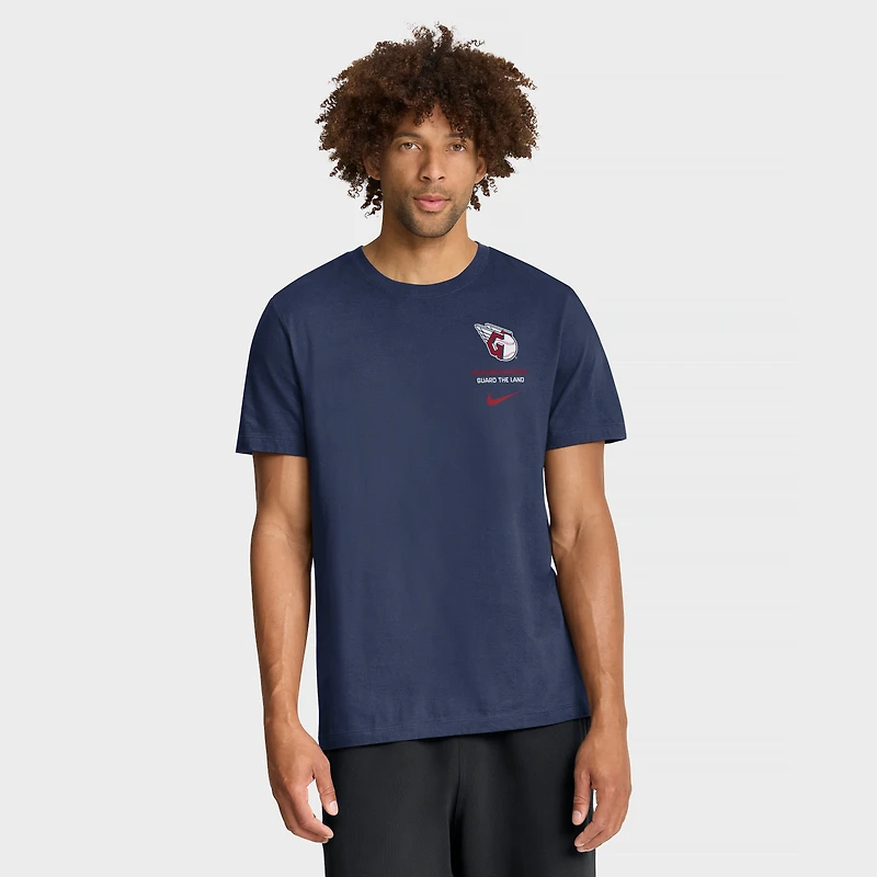 Men's Nike Navy Cleveland Guardians Primetime Inning T-Shirt