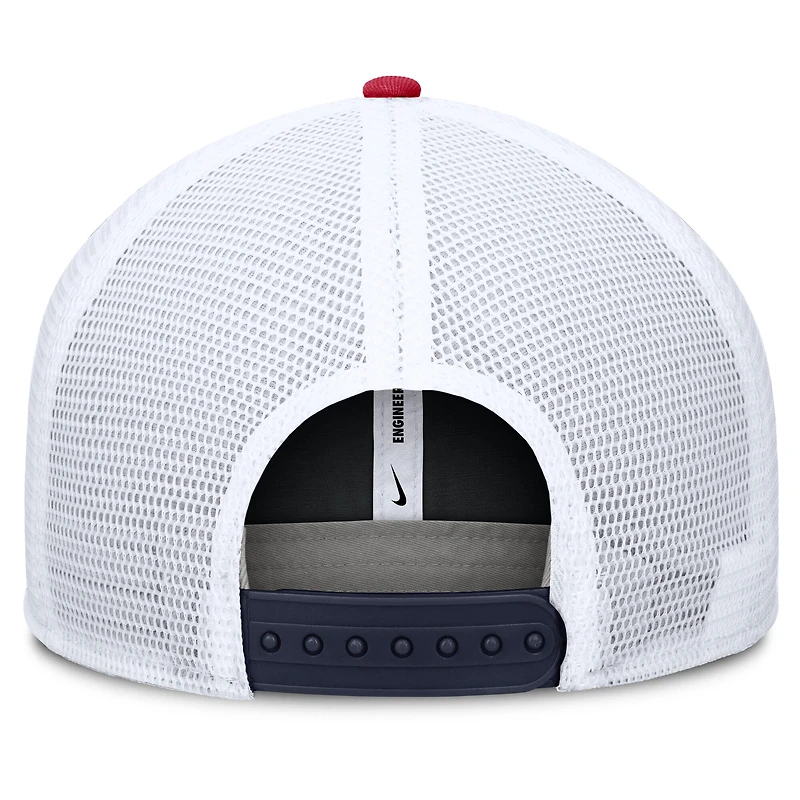 Casquette Snapback Nike Cleveland Guardians Pro Trucker bleu marine pour homme