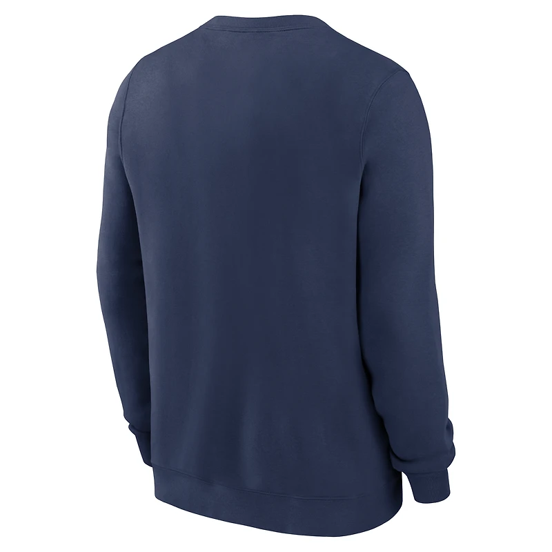 Sweat-shirt Nike bleu marine Cleveland Guardians pour homme
