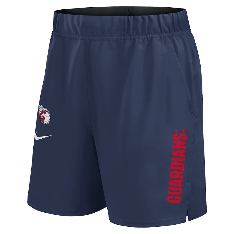 Short tissé Nike Victory Dri-FIT bleu marine Cleveland Guardians pour homme