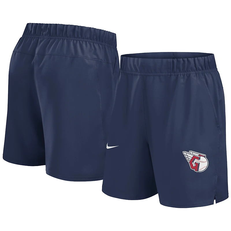Short tissé Victory Performance Nike pour hommes, bleu marine, Cleveland Guardians
