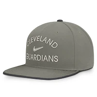 Casquette snapback Nike Olive Cleveland Guardians Pro Dri-FIT pour homme