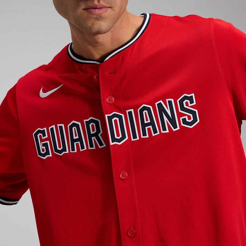 Maillot Nike Cleveland Guardians Alternate Limited pour homme, rouge
