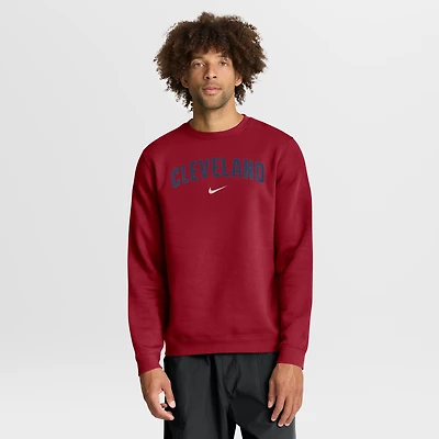 Men's Nike Red Cleveland Guardians City Connect Club Sweatshirt
