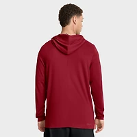 Men's Nike Red Cleveland Guardians City Connect Dri-FIT Long Sleeve Hooded T-Shirt
