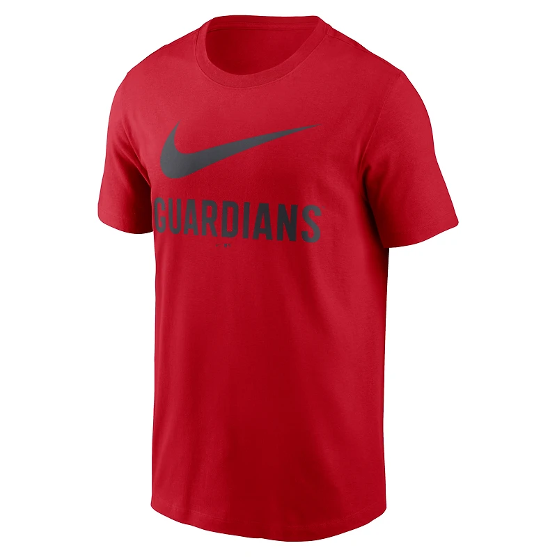 Men's Nike Red Cleveland Guardians Swoosh T-Shirt