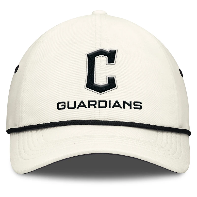 Men's Nike Stone Cleveland Guardians Club Adjustable Hat