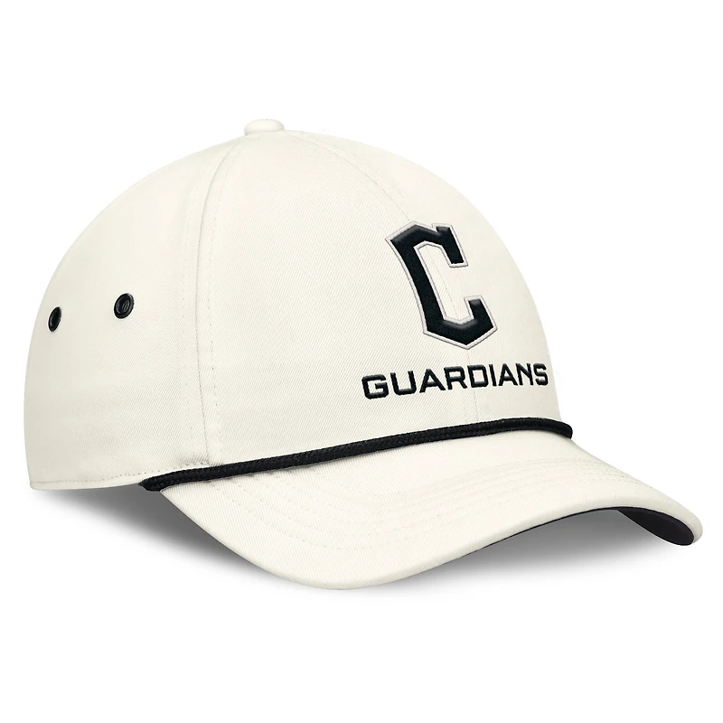 Men's Nike  Stone Cleveland Guardians Club Adjustable Hat