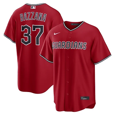 Men's Nike Travis Bazzana Red Cleveland Guardians Alternate Replica Jersey