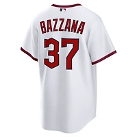 Maillot réplique domicile Nike Travis Bazzana blanc des Cleveland Guardians pour homme