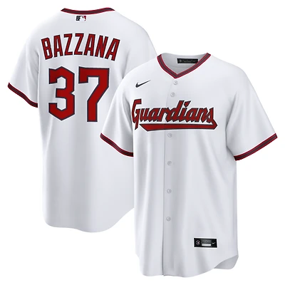Men's Nike Travis Bazzana White Cleveland Guardians Home Replica Jersey