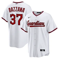 Men's Nike Travis Bazzana White Cleveland Guardians Home Replica Jersey