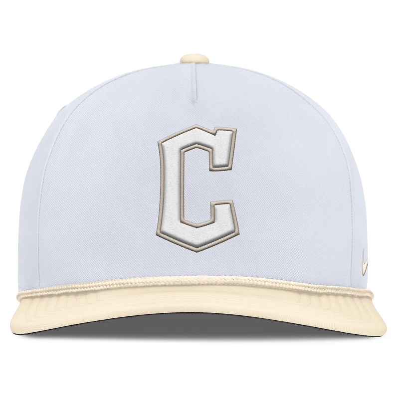 Men's Nike  White/Cream Cleveland Guardians Pro Performance Snapback Hat