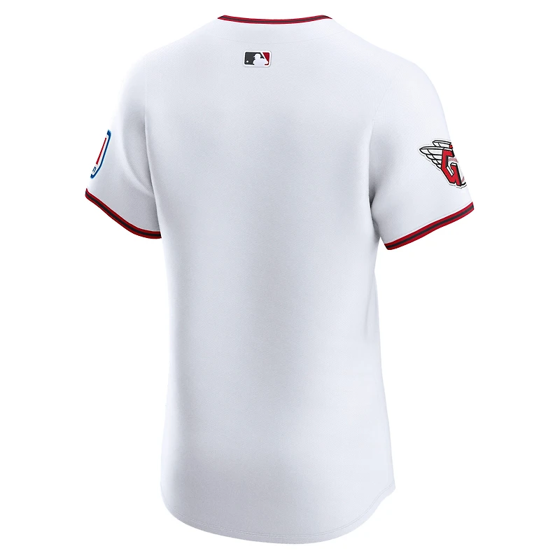 Men's Nike  White Cleveland Guardians Home Elite Jersey