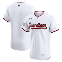 Men's Nike White Cleveland Guardians Home Elite Jersey