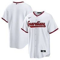 Maillot Nike blanc réplique domicile des Cleveland Guardians pour homme