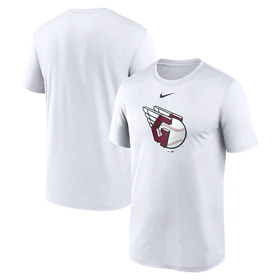 T-shirt Nike Dri-FIT blanc Cleveland Guardians New Legend pour homme