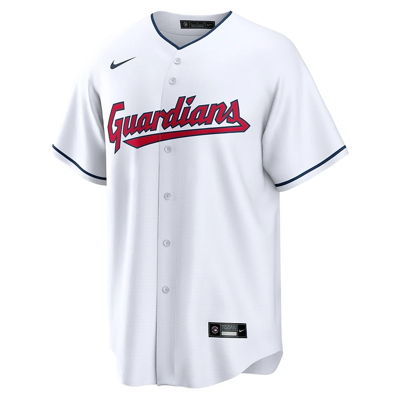 Men's Nike White Cleveland Guardians Replica Team Jersey
