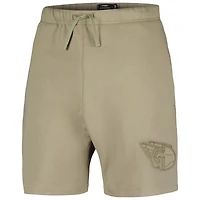 Short en polaire neutre Pro Standard kaki Cleveland Guardians pour hommes