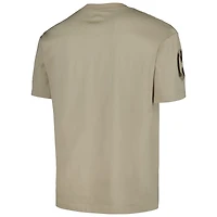 Men's Pro Standard Tan Cleveland Guardians Neutral Drop Shoulder T-Shirt