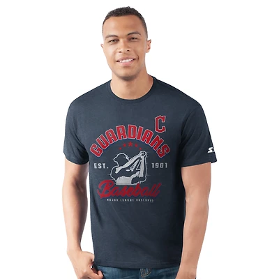 T-shirt bleu marine pour homme Cleveland Guardians Prime Time Batter