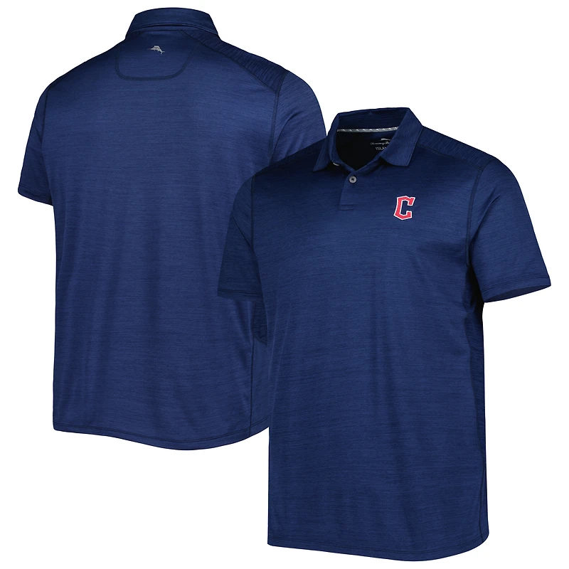 Polo Tommy Bahama Navy Cleveland Guardians Delray IslandZone pour homme