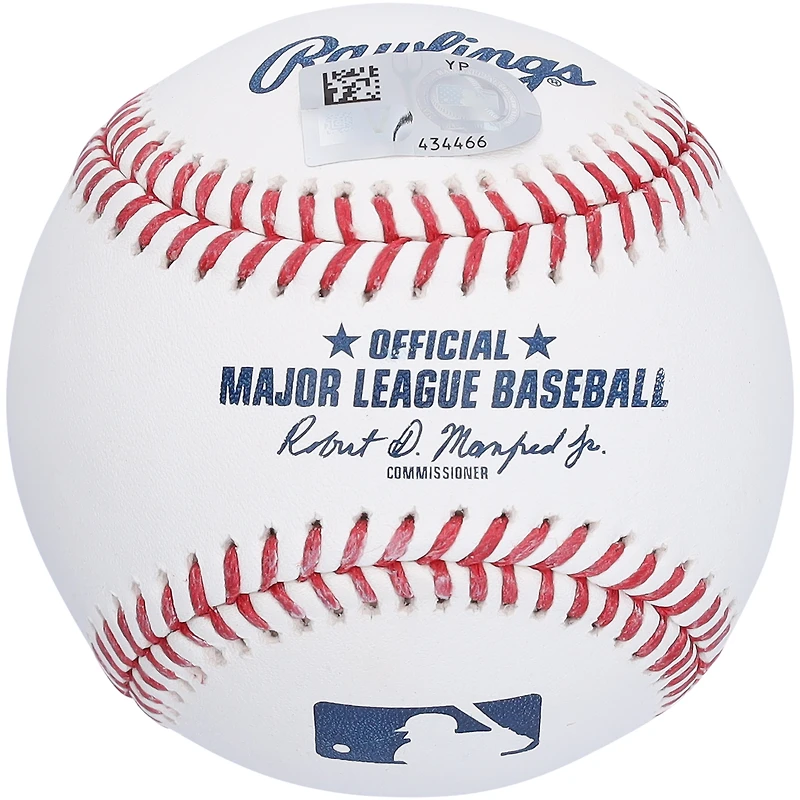 Baseball autographié par Nolan Jones des Cleveland Guardians