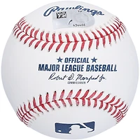 Baseball autographié par Nolan Jones des Cleveland Guardians