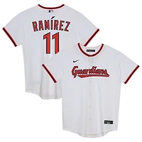 Maillot Nike José Ramírez blanc domicile des Cleveland Guardians pour enfant