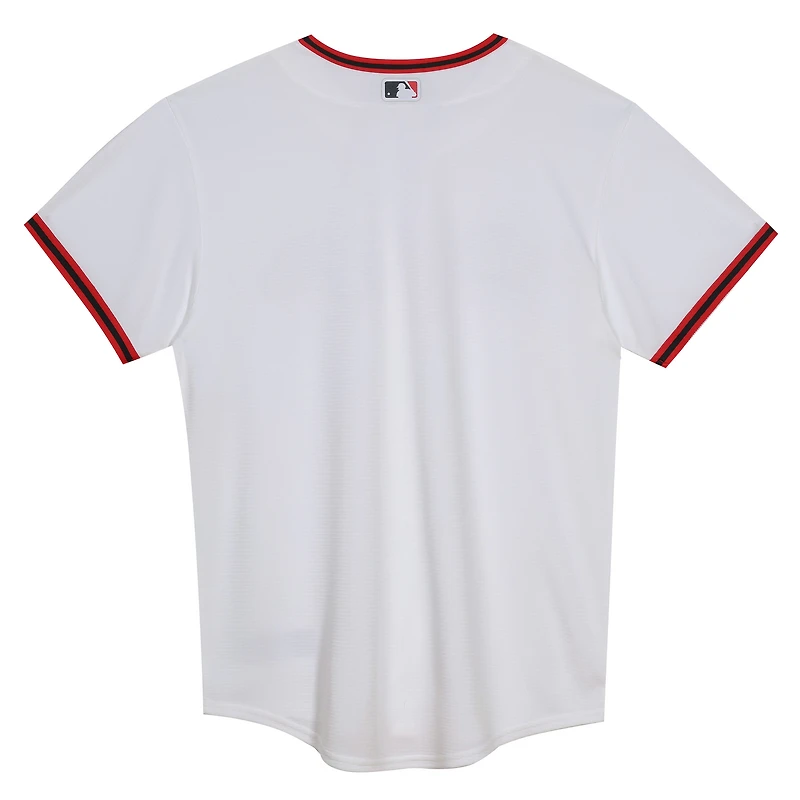 Preschool White Cleveland Guardians Home Blank Replica Jersey