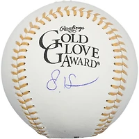 Balle de baseball autographiée par Steven Kwan des Cleveland Guardians, avec logo gant d'or