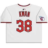 Maillot blanc Nike Limited autographié par Steven Kwan des Cleveland Guardians