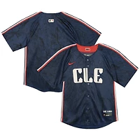 Toddler Nike  Navy Cleveland Guardians City Connect Team Limited Jersey