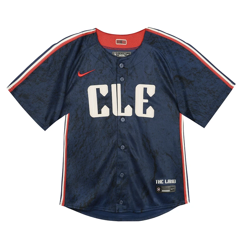 Maillot Nike bleu marine Cleveland Guardians City Connect Team Limited pour tout-petit