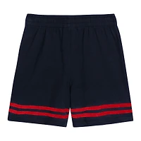 Ensemble t-shirt et short bleu marine Cleveland Guardians Bonus Ball pour tout-petit