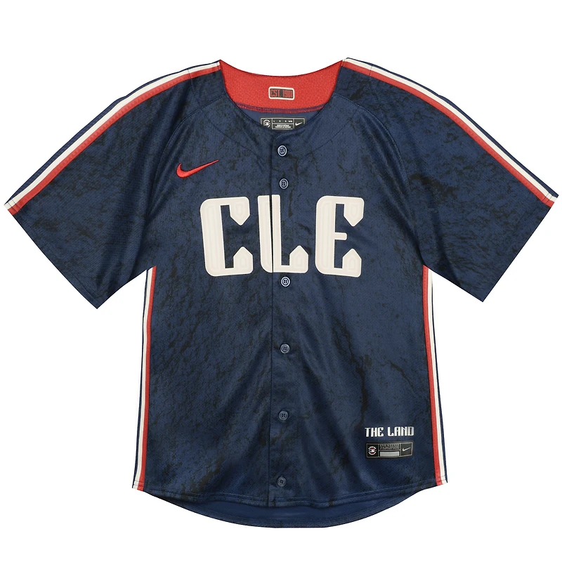 Maillot Nike Jose Ramirez Cleveland Guardians 2024 City Connect Limited pour tout-petit, bleu marine