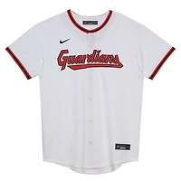Toddler Nike White Cleveland Guardians Home Blank Replica Jersey