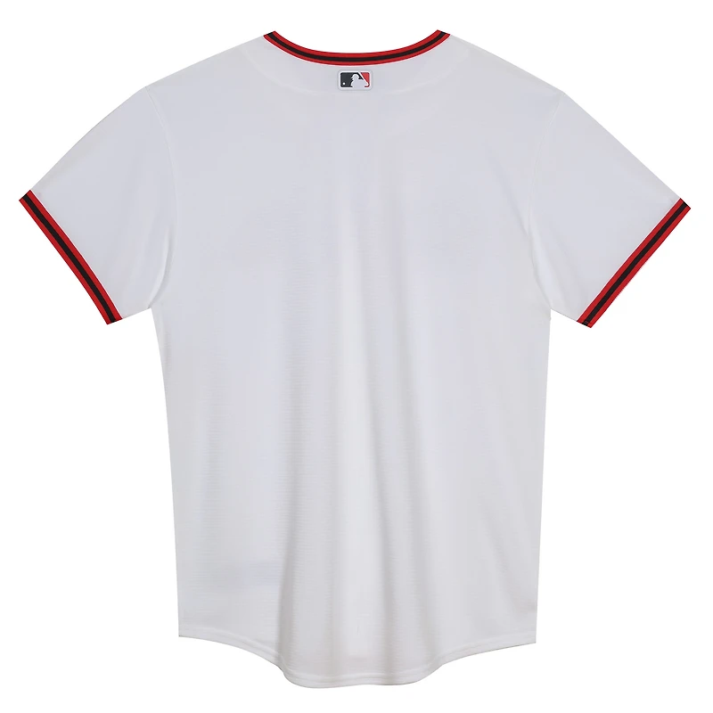 Toddler Nike White Cleveland Guardians Home Blank Replica Jersey