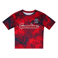 Toddler Red/Navy Cleveland Guardians Pinch Hitter Infielder T-Shirt & Shorts Set